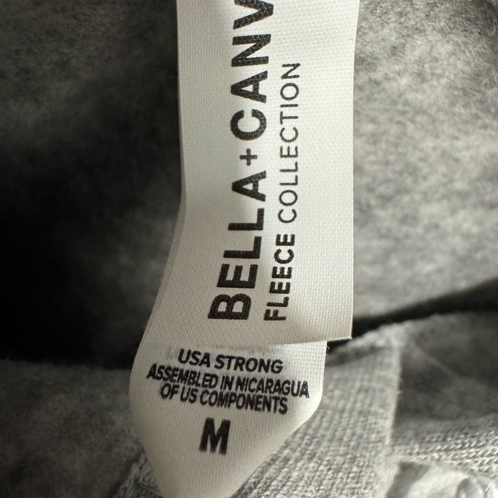 Bella Canvas Gray Hoodie with '80 for Brady' Print - Picture 4 of 4